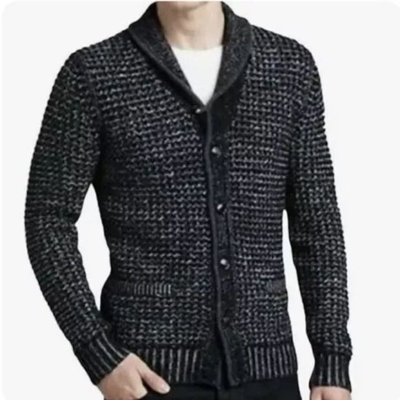 Rag & Bone Neiman Marcus Target Sweater Cardigan Wool Blend Shawl Collar S/M - Picture 1 of 9